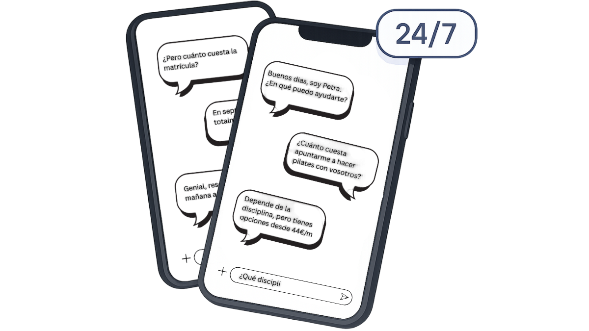 Chat 24/7 en smartphone: respuestas instantáneas